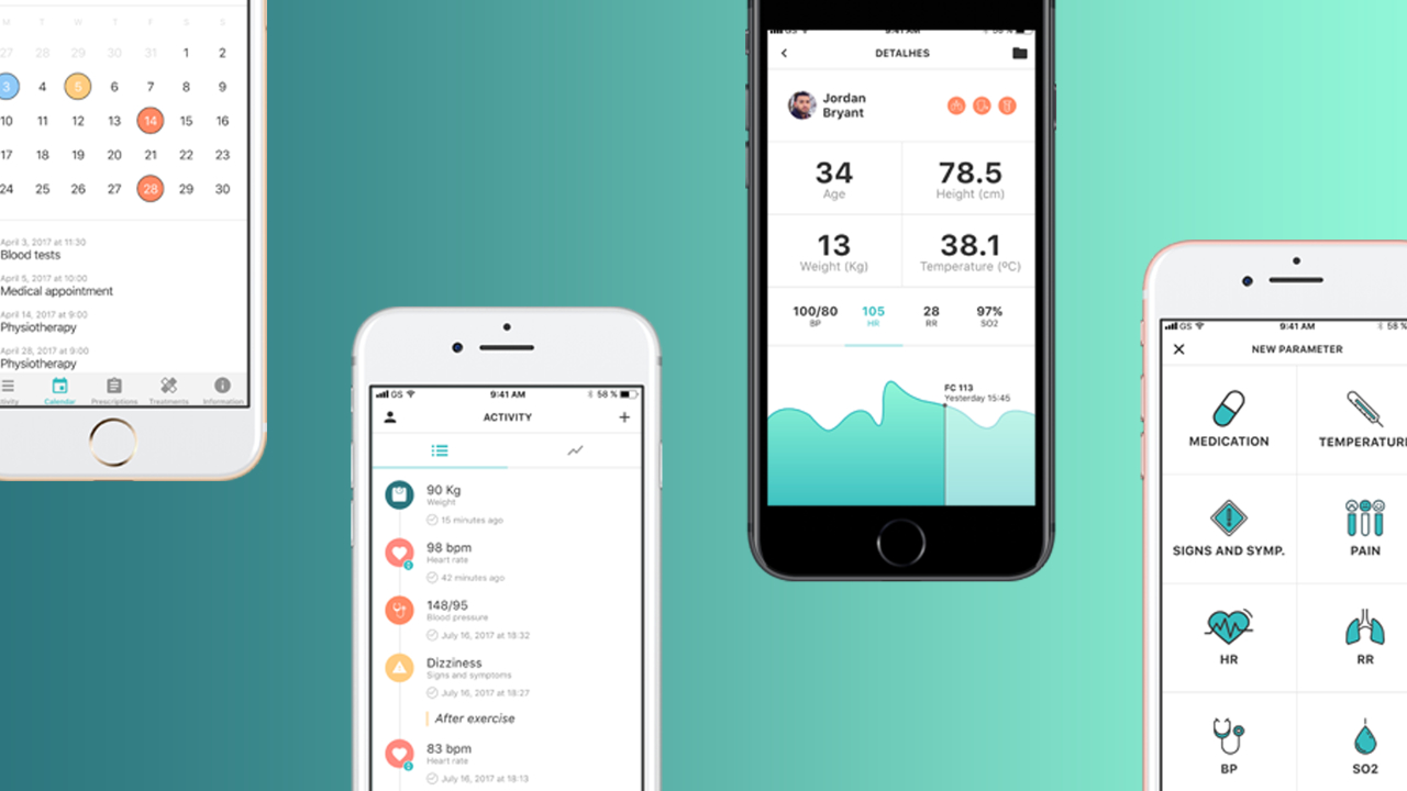 Dignus Care app screens